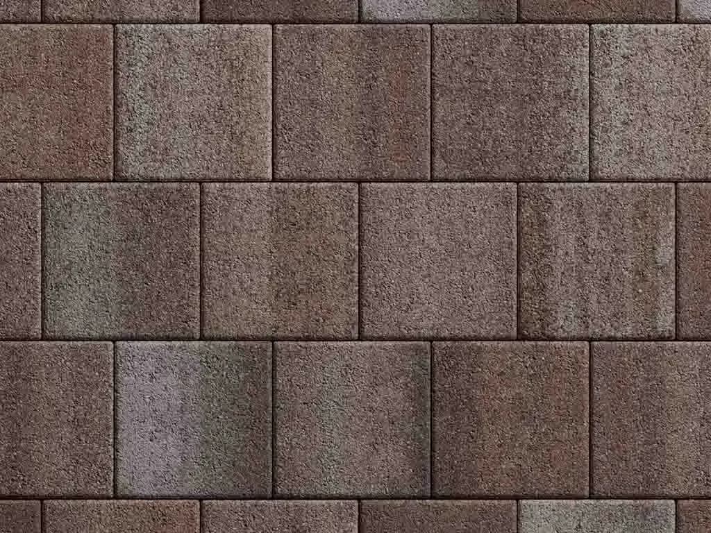 Тротуарная плитка Квадрат 200×200 мм, Листопад Хаски, гранит на антраците, фото 5