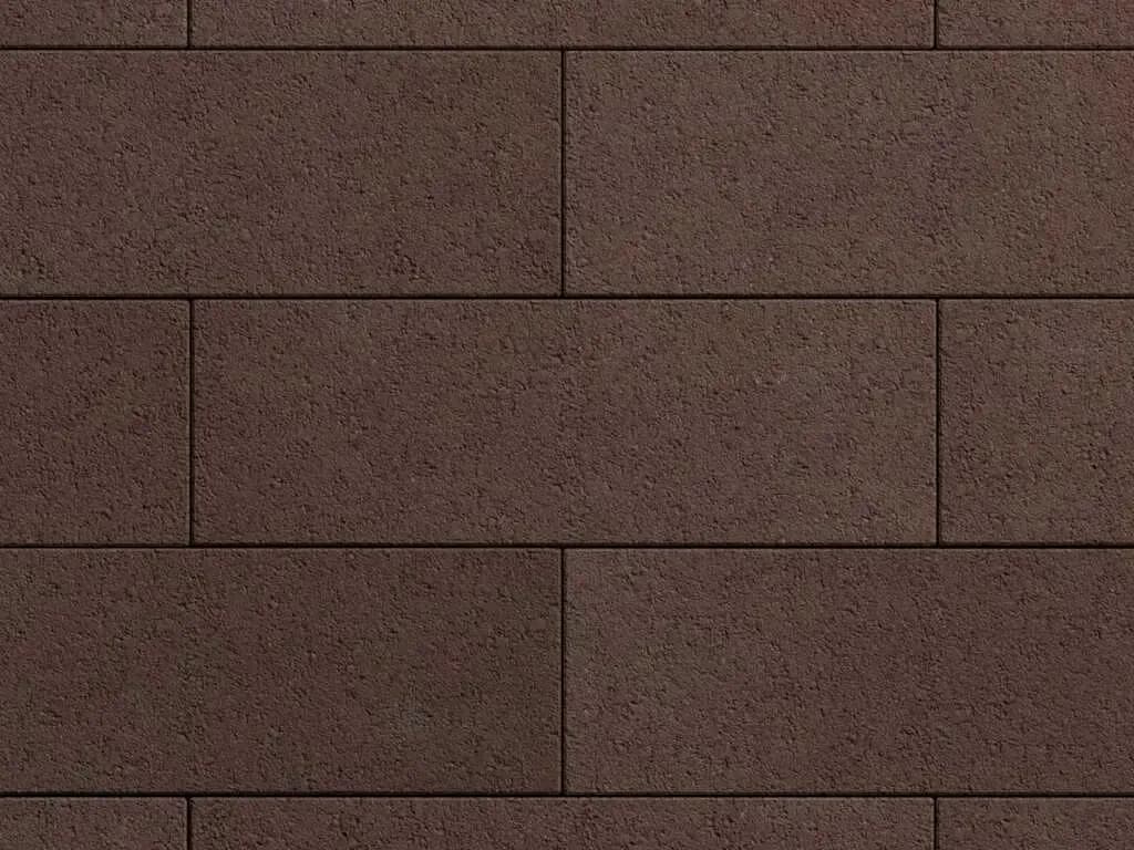 Тротуарная плитка Прямоугольник 600×200 мм, Коричневый, гранит на белом, фото 4
