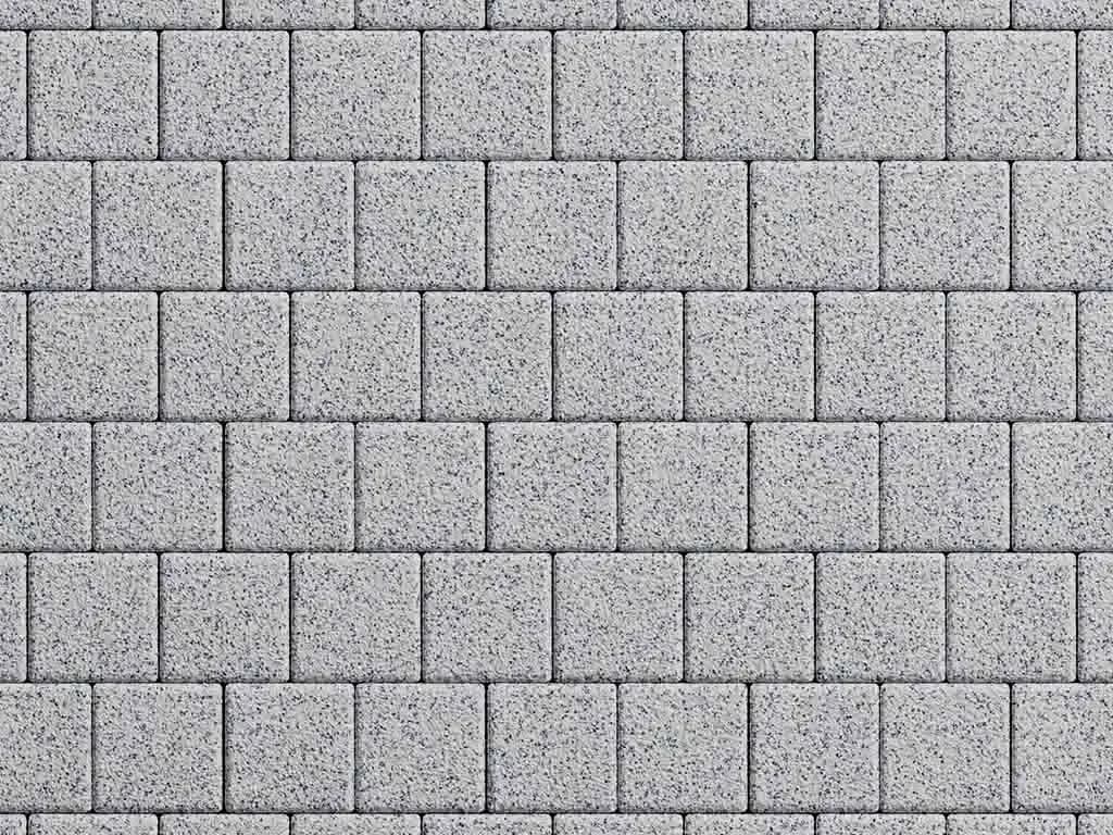 Тротуарная плитка Квадрат 100×100 мм, Стоунмикс белый с чёрным, фото 6