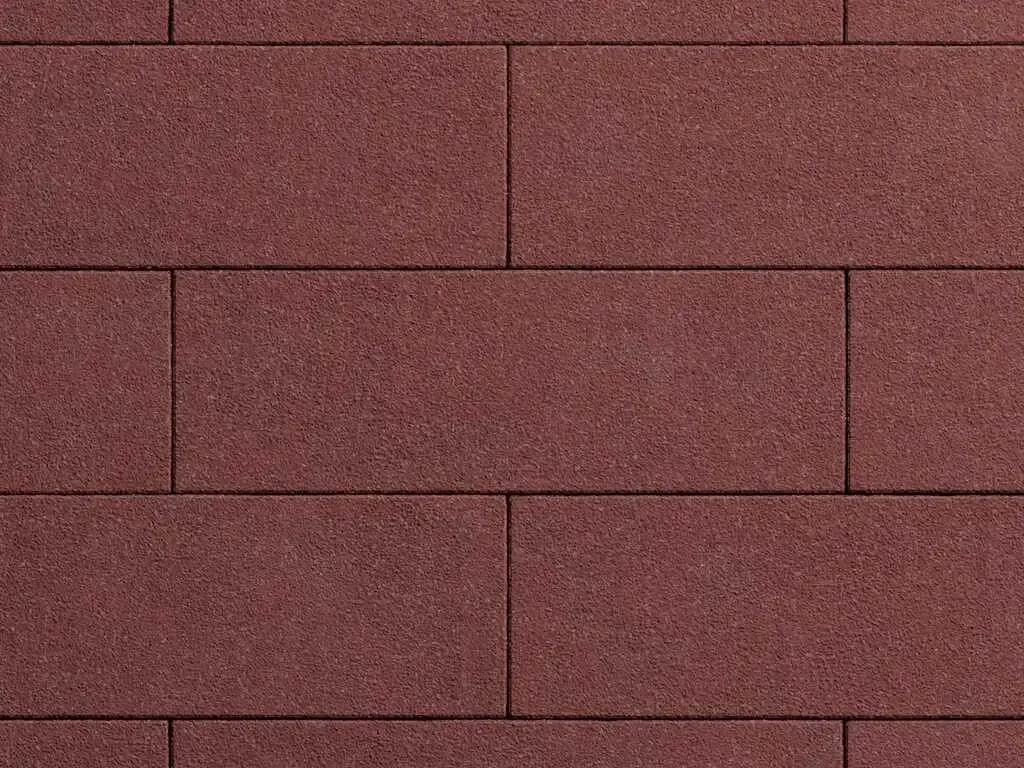 Тротуарная плитка Прямоугольник 600×200 мм, Красный, гранит на белом, фото 4
