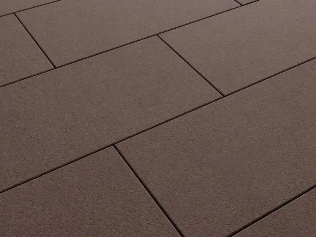 Тротуарная плитка Прямоугольник 600×300 мм, Коричневый, стандарт на белом, фото 6