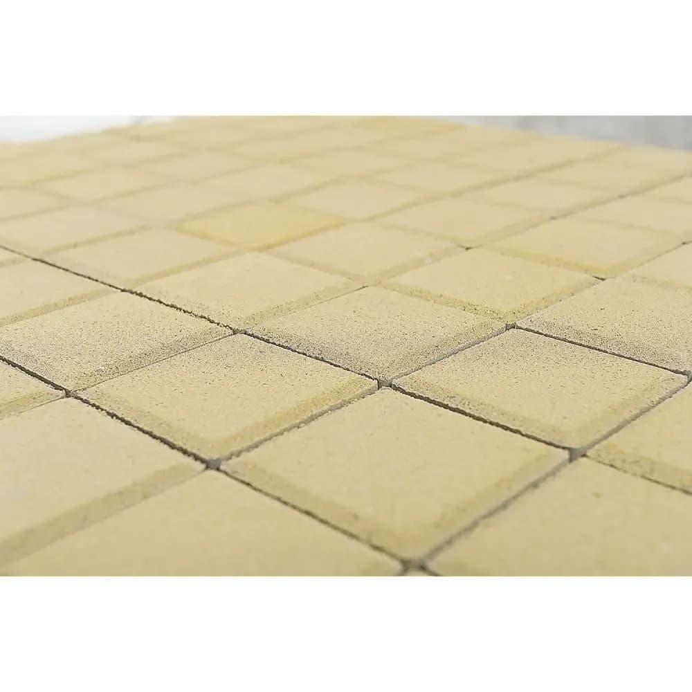 Тротуарная плитка Лувр, Песочный, 200×200 мм, 60 мм, фото 2