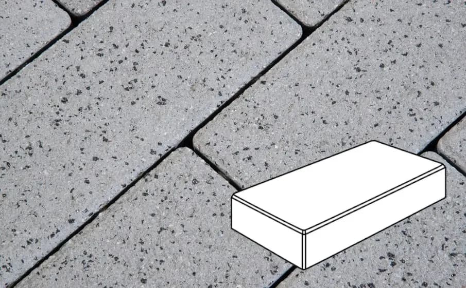 Тротуарная плитка Картано Гранде 300×200×60 мм, Гранит Сити Ferro, фото 2