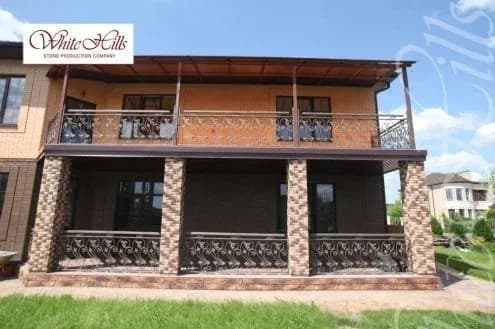 Угловой элемент Алтен Брик 311-45, коричневый / бежевый / красный, фото 4