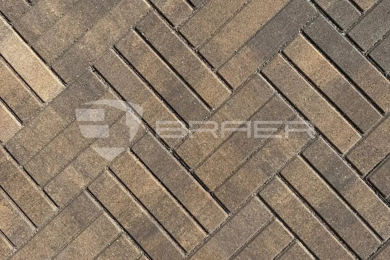 Тротуарная плитка Паркет, Color Mix Каштан, 60 мм, фото 4