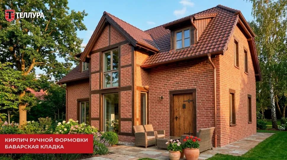 Кирпич ручной формовки Баварская кладка, 1 НФ, фото 3