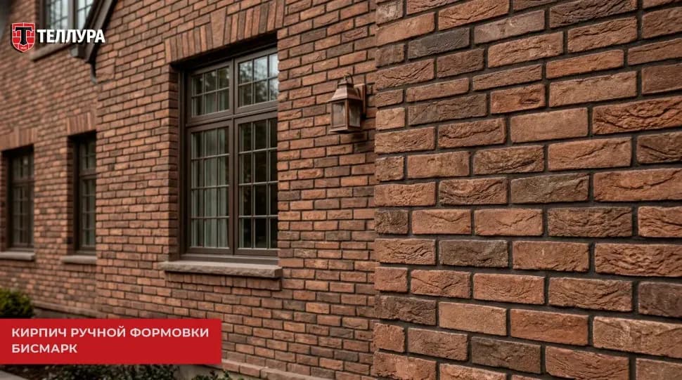 Кирпич ручной формовки Бисмарк, WDF, фото 9